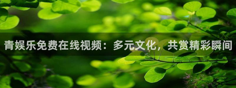 威九国际体育官网登录：青娱乐免费在线视频：多元文化，共赏精彩瞬间
