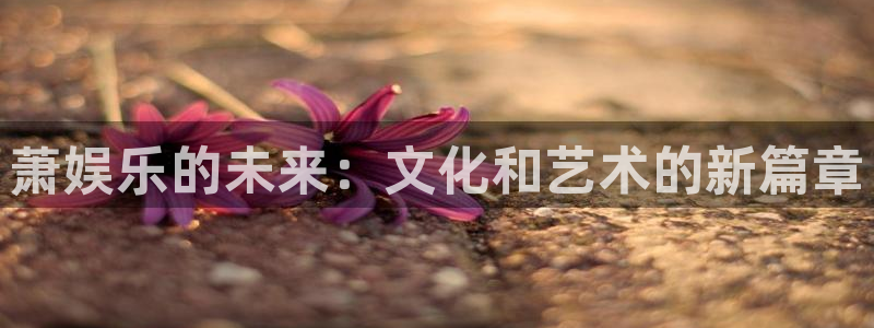 威九国际平台开户链接：萧娱乐的未来：文化和艺术的新篇章